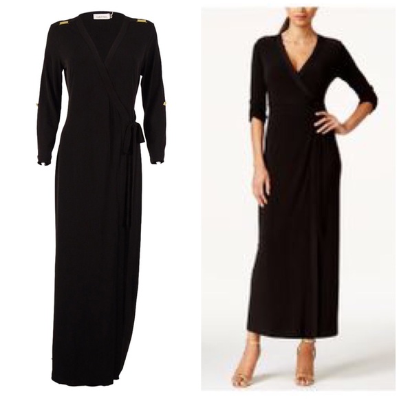 Calvin Klein Dresses & Skirts - Calvin Klein Wrap Front Dress